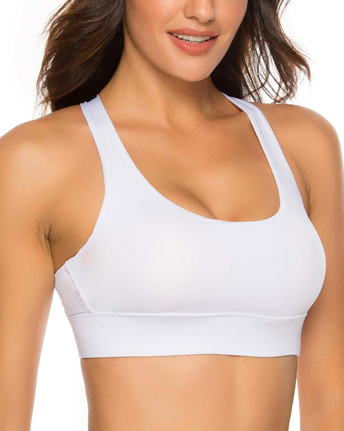 Sports Bras for Women High Impact Sports Bra - Removable Padded Yoga Racerback Bra Workout Crop Tops